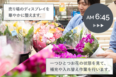 AM6:45  納品・検品